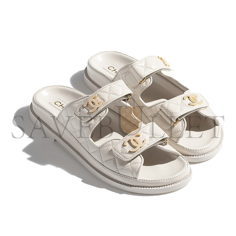 CHANEL MULES SHINY LAMBSKIN G45507